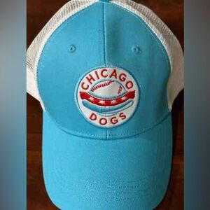 CHICAGO DOGS BASEBALL MESH BACK TRUCKER HAT CAP UNISEX ONE SIZE – NEW